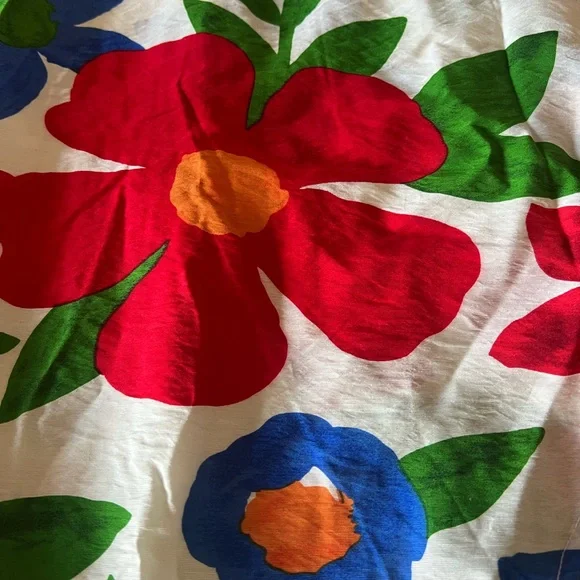 Skies Are Blue Floral Print Women's Skirt - Picture 3 of 7